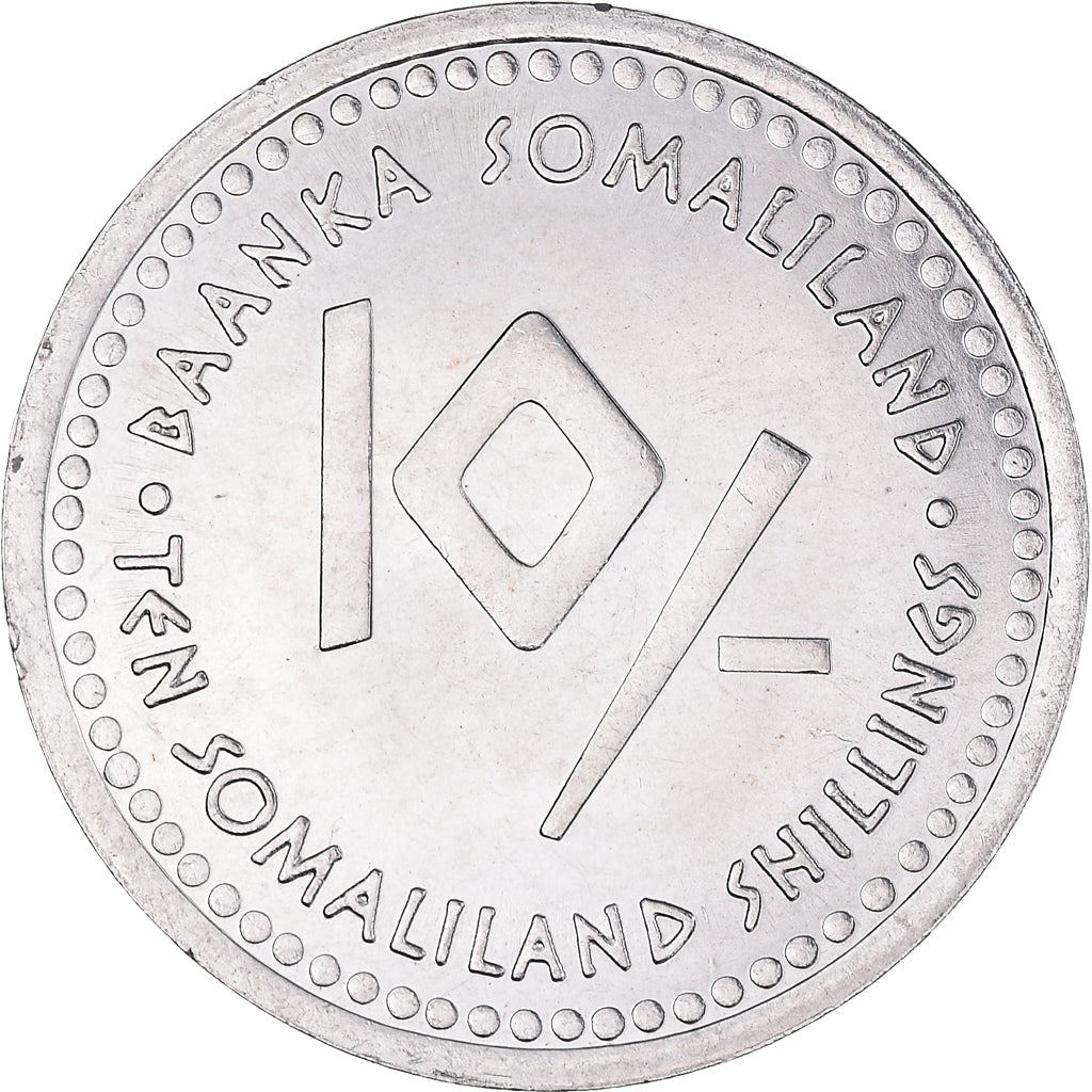 Somaliland | 10 Shillings Coin | Cancer | Stainless steel | KM:12 | 2006