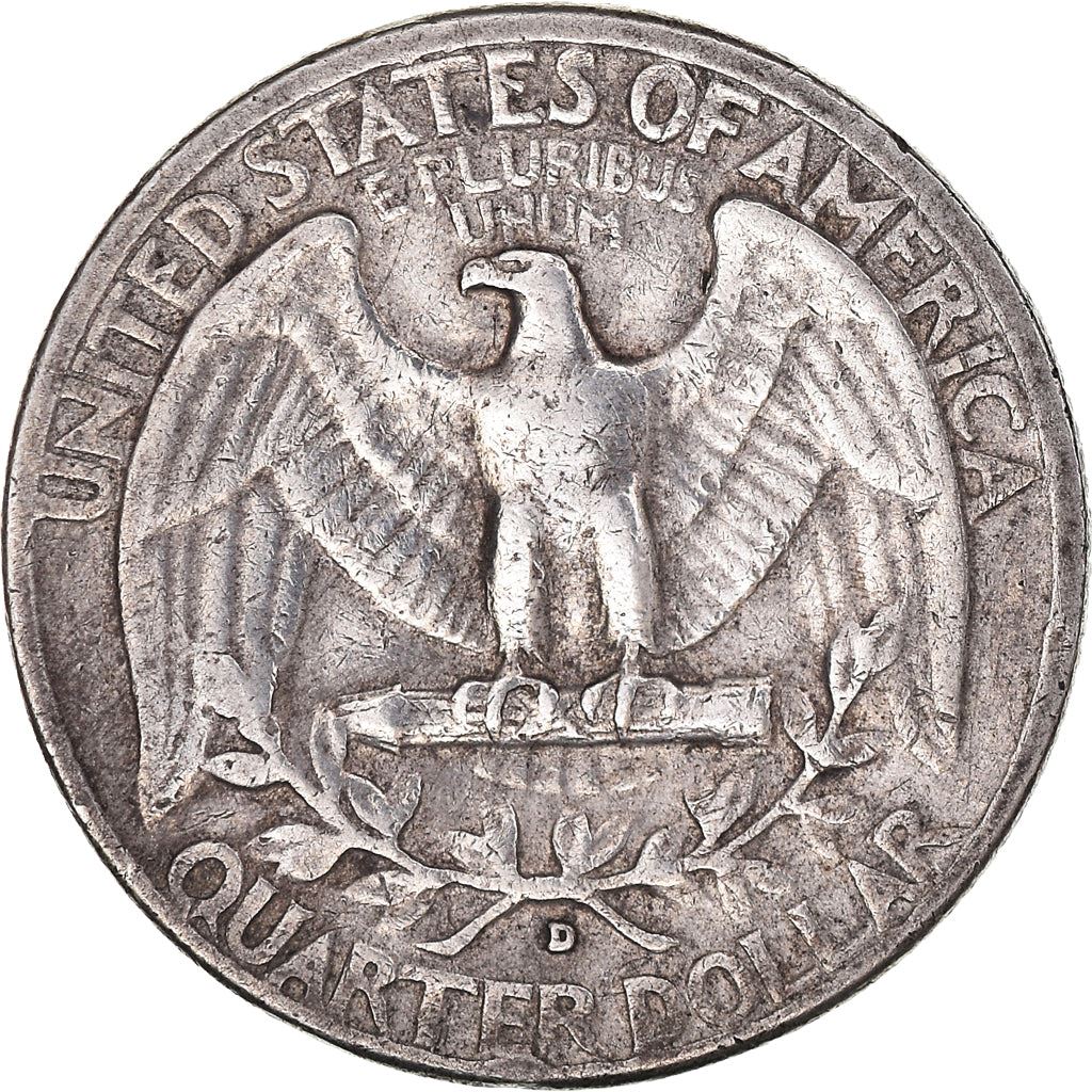 アメリカ合衆国 | 1/4ドル硬貨 | ジョージ・ワシントン | KM:164 | 1932年 - 1964年