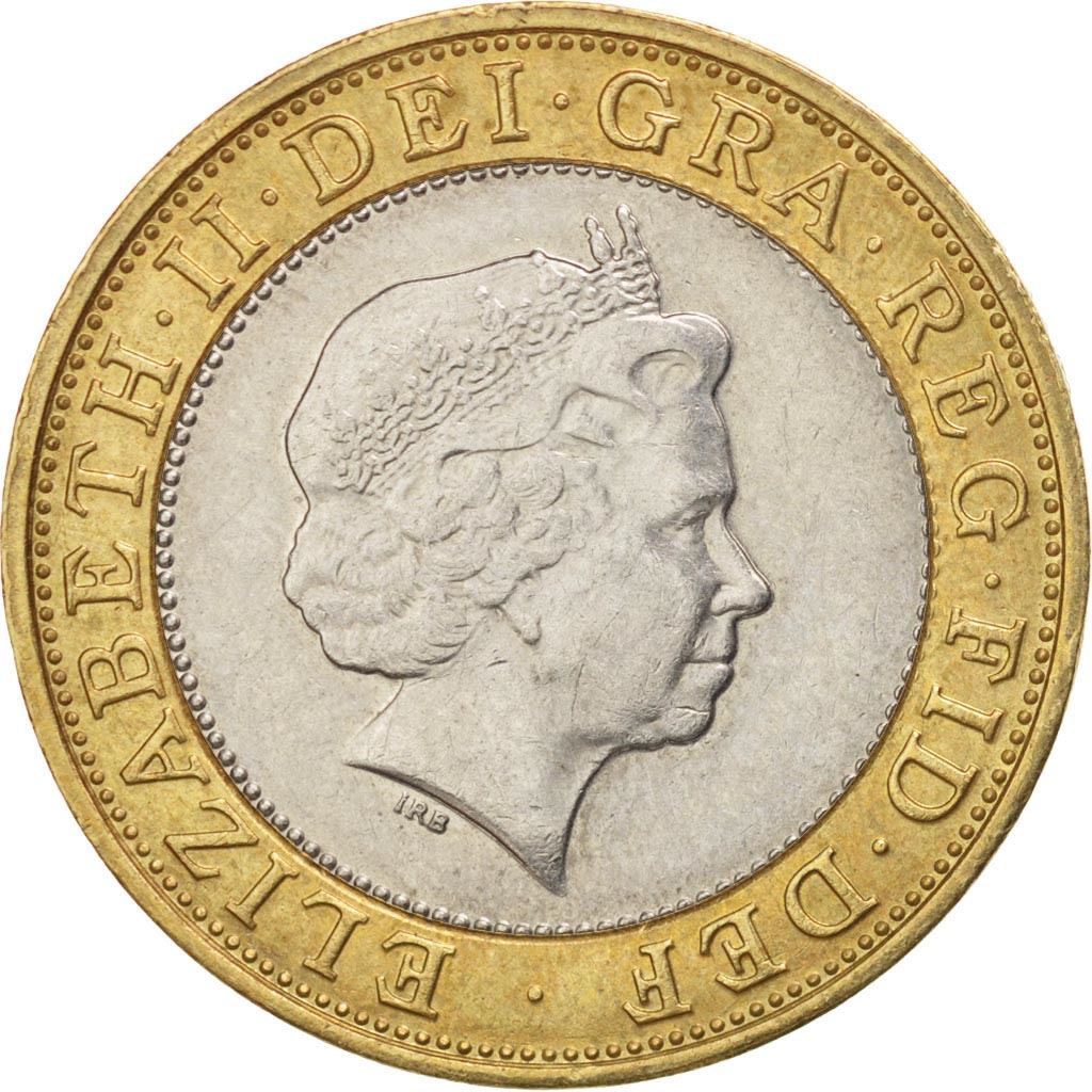 United Kingdom | 2 Pounds Coin | Elizabeth II | Km:994 | 1998 - 2015