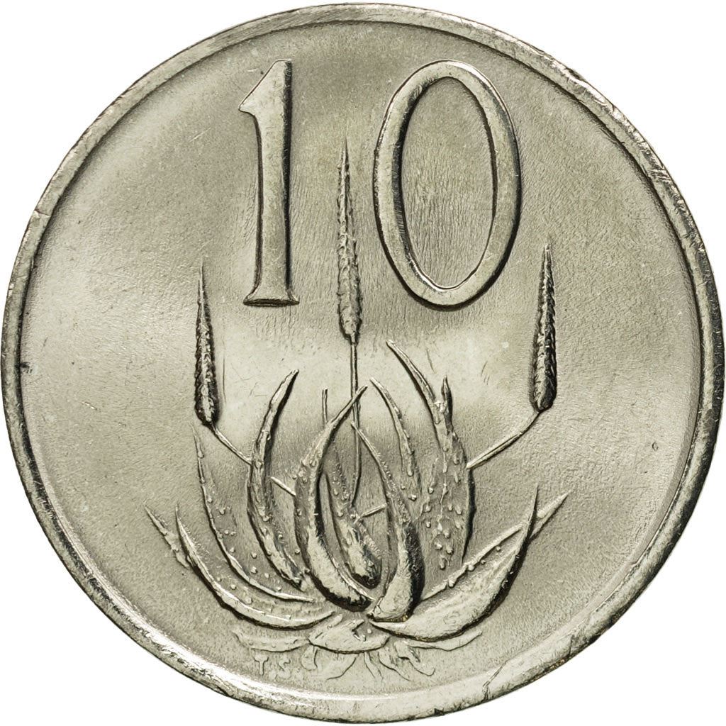 South Africa 10 Cents Coin | Balthazar J. Vorster | KM112 | 1982