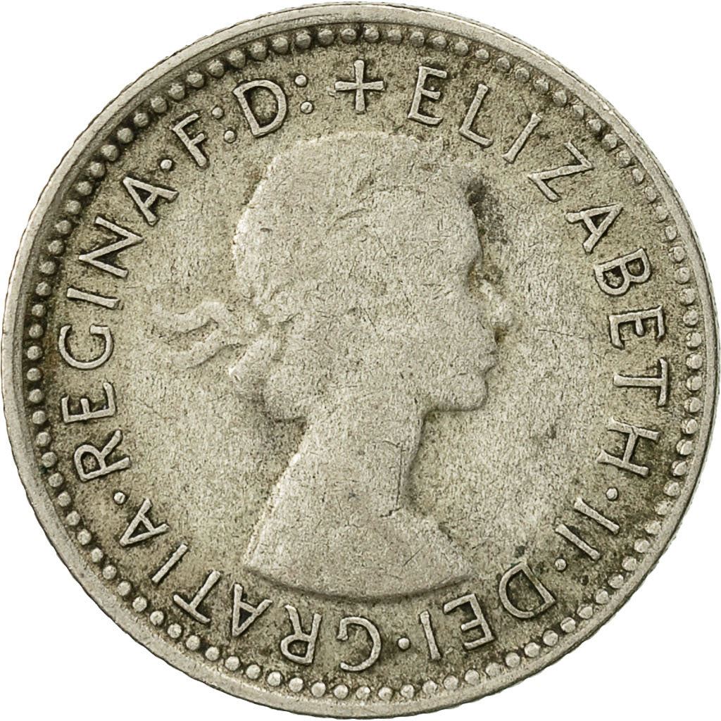 Australia | 6 Pence Coin | Elizabeth II | Km:58 | 1955 - 1963