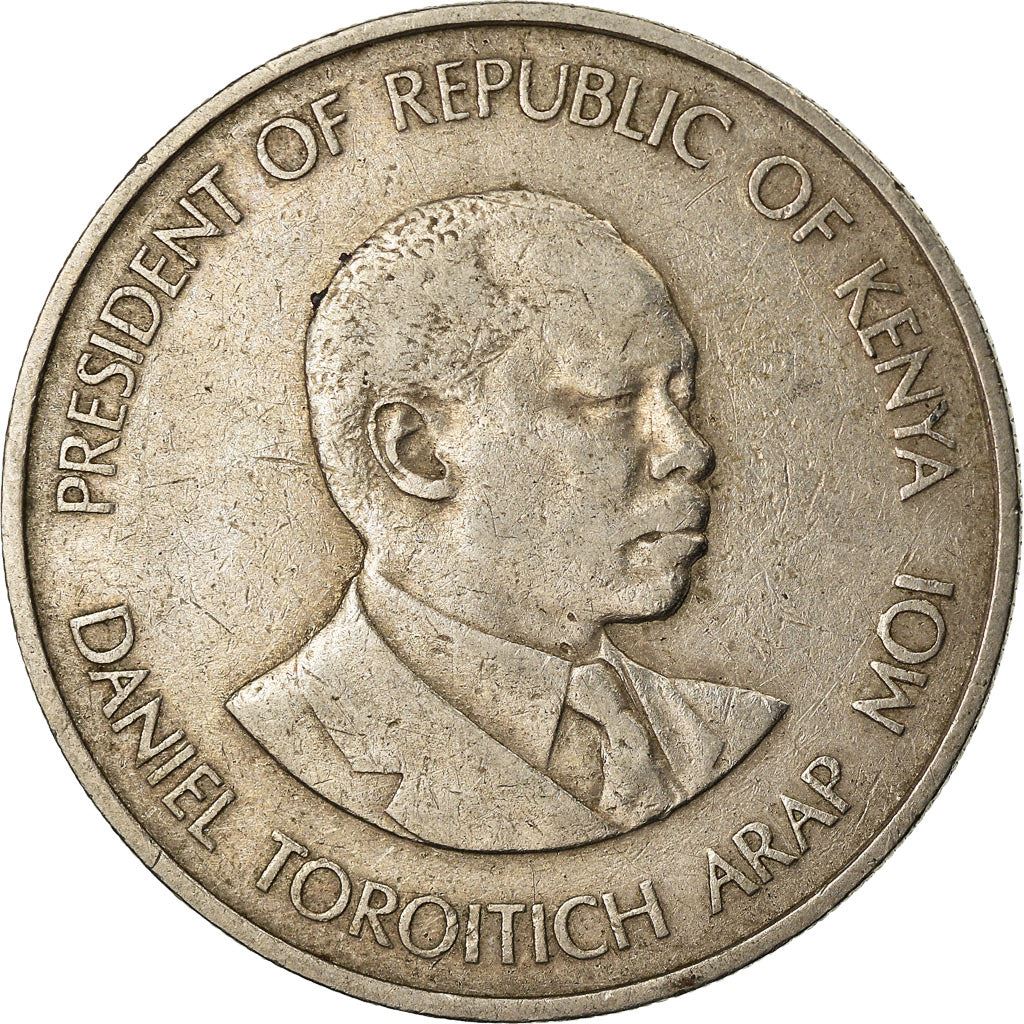 Kenijos 1 šilingas | Kenijos prezidentas 1989 - 2002 monetos | KM20 | 1978 - 1989