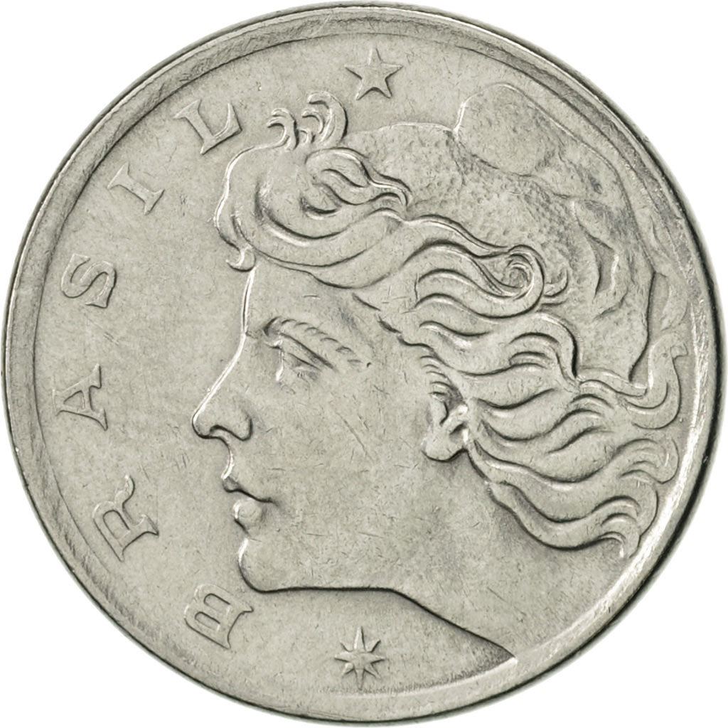 Brazil | 5 Centavos Coin | Effigie | Km:577.1 | 1967