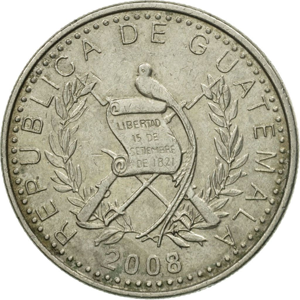 Guatemala | 10 Centavos Coin | Mayan Pillar | Km:277 | 1976 - 2009