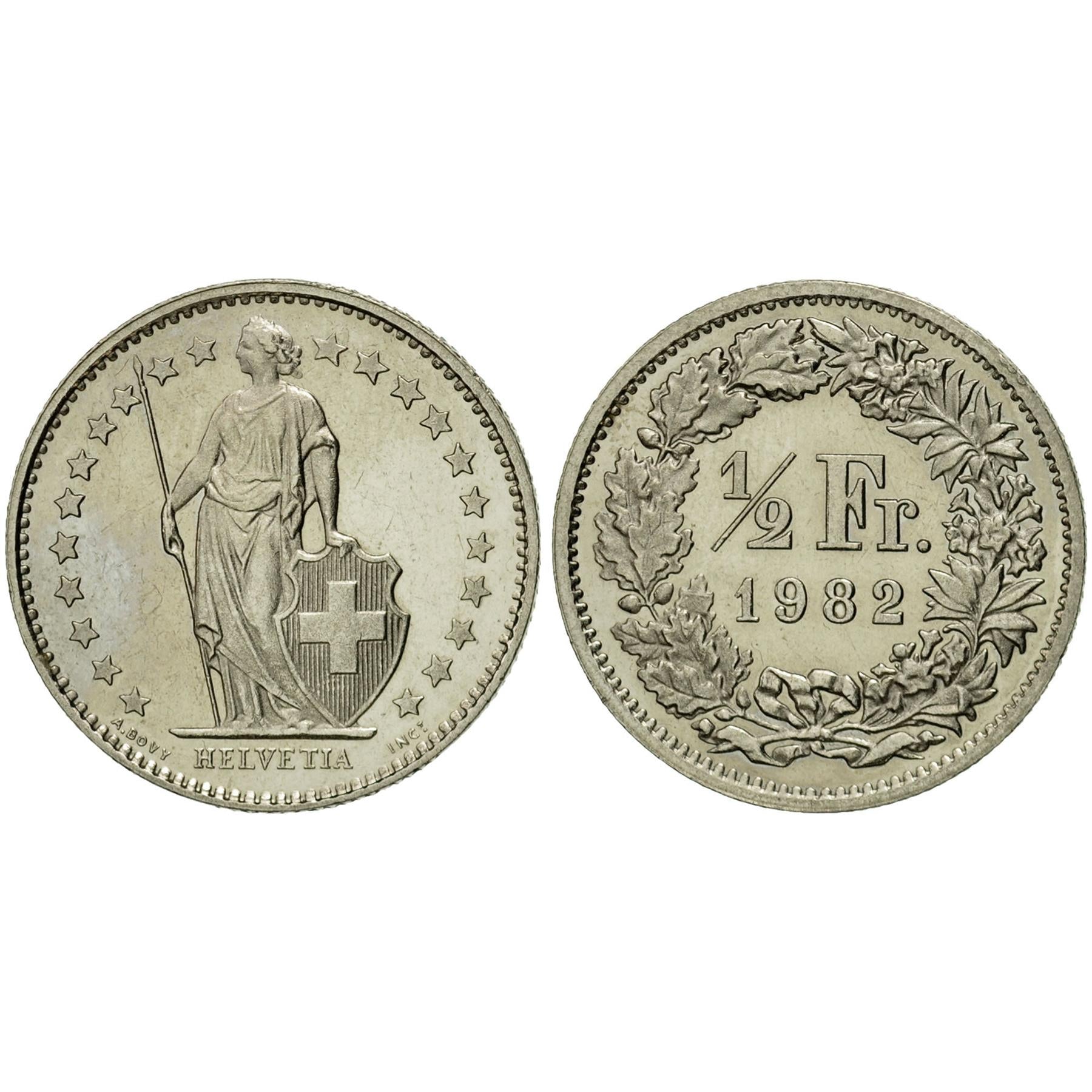 Swiss 7 Coin Set 1 5 10 20 Rappen 1/2 1 2 Francs | Wheat | Libertas |