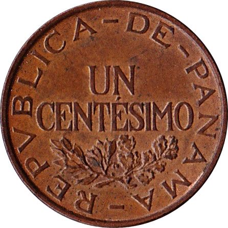 Panama 1 Centesimo Coin | Chief Urraca | KM14 | 1935 - 1937