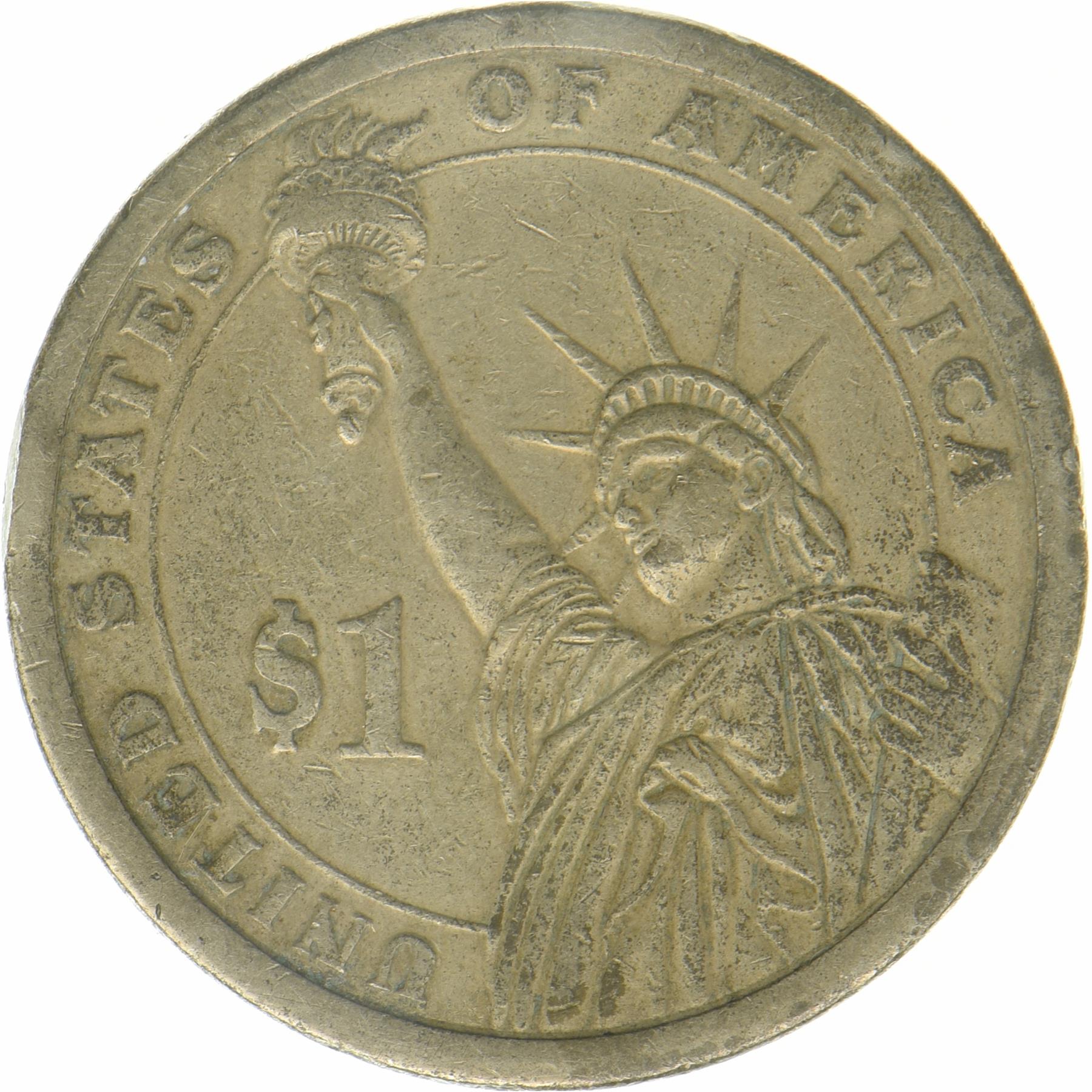 USA | 1-dollarsmønt | James Madison | KM:404 | 2007