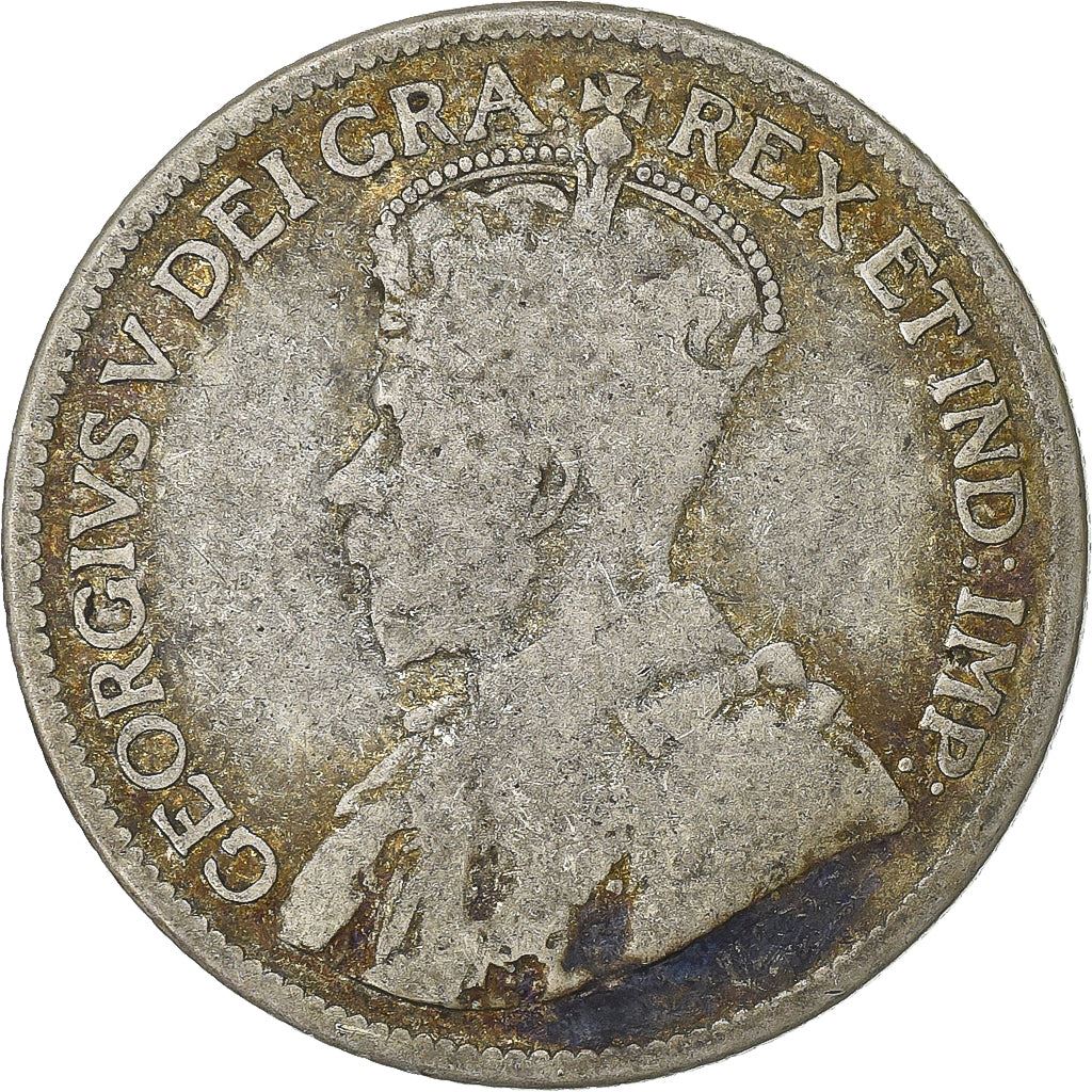 Canada | 25 Cents Coin | Silver | Crown | Wreath | KM:24a | 1920-1936
