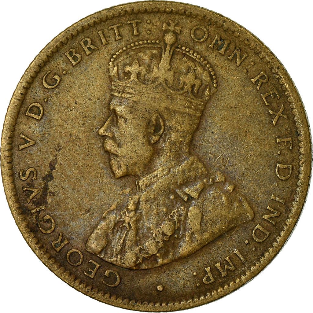British West Africa | 1 Shilling Coin | Palm Tree | George V | Km:12A | 1920 - 1936