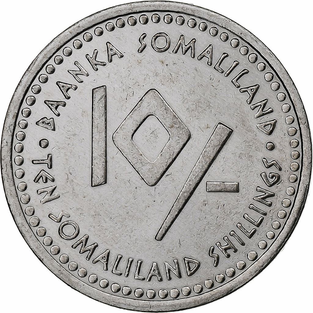 Somaliland | 10-Schilling-Münze | Fische | Edelstahl | KM:8 | 2006
