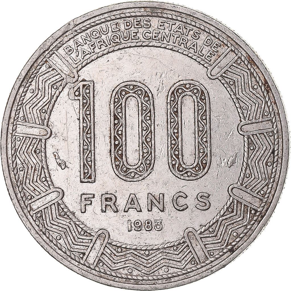 Cameroon | 100 Francs Coin | Giant Elands | Km:17 | 1975 - 1986