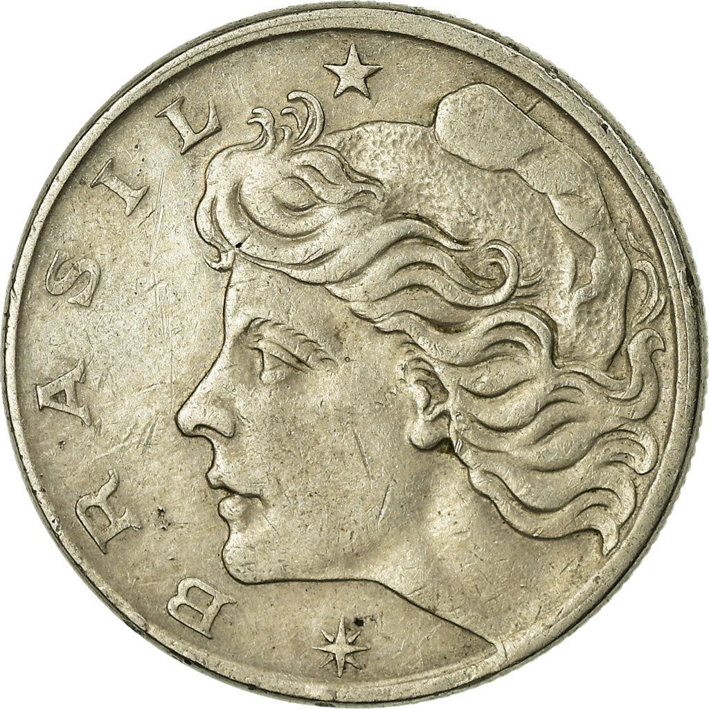 Brazil | 10 Centavos Coin | Effigy | Km:578 | 1967 - 1970