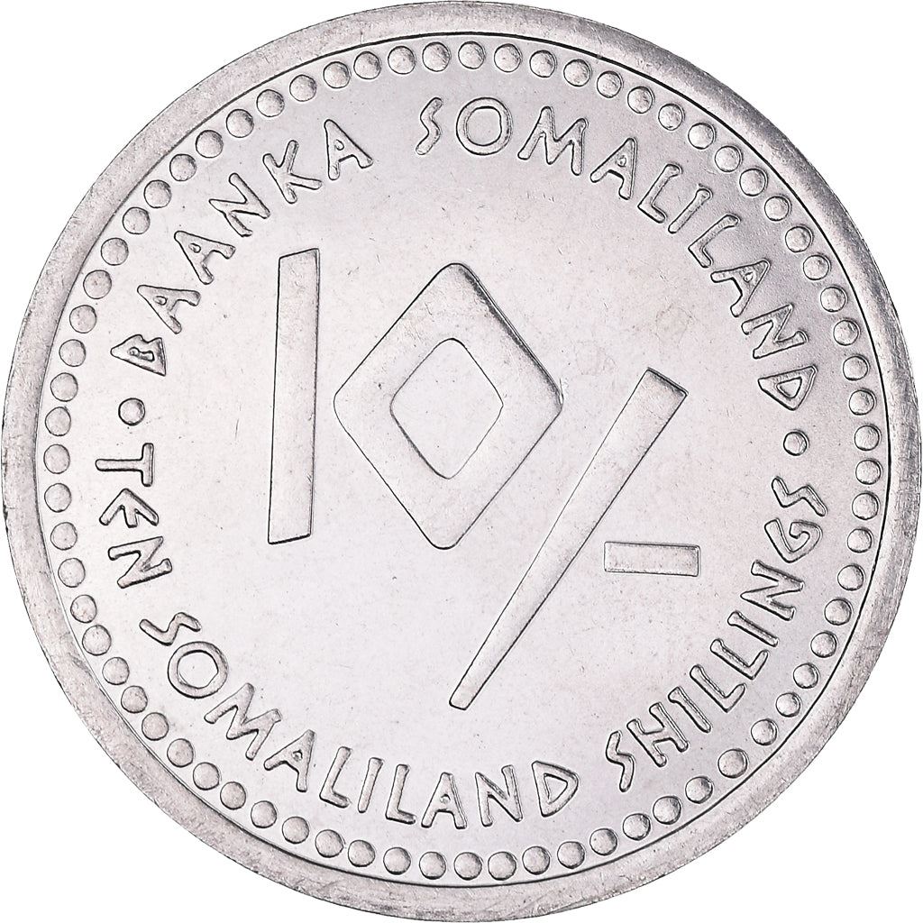 Somalilandia | Moneda de 10 chelines | Libra | Acero inoxidable | KM:15 | 2006