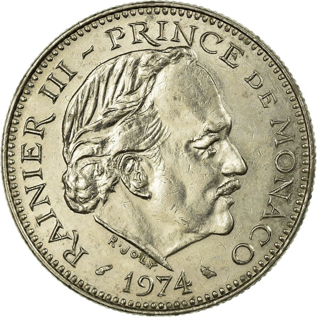 Monaco | 5 Francs Coin | Rainier III | Km:150 | 1970 - 1995