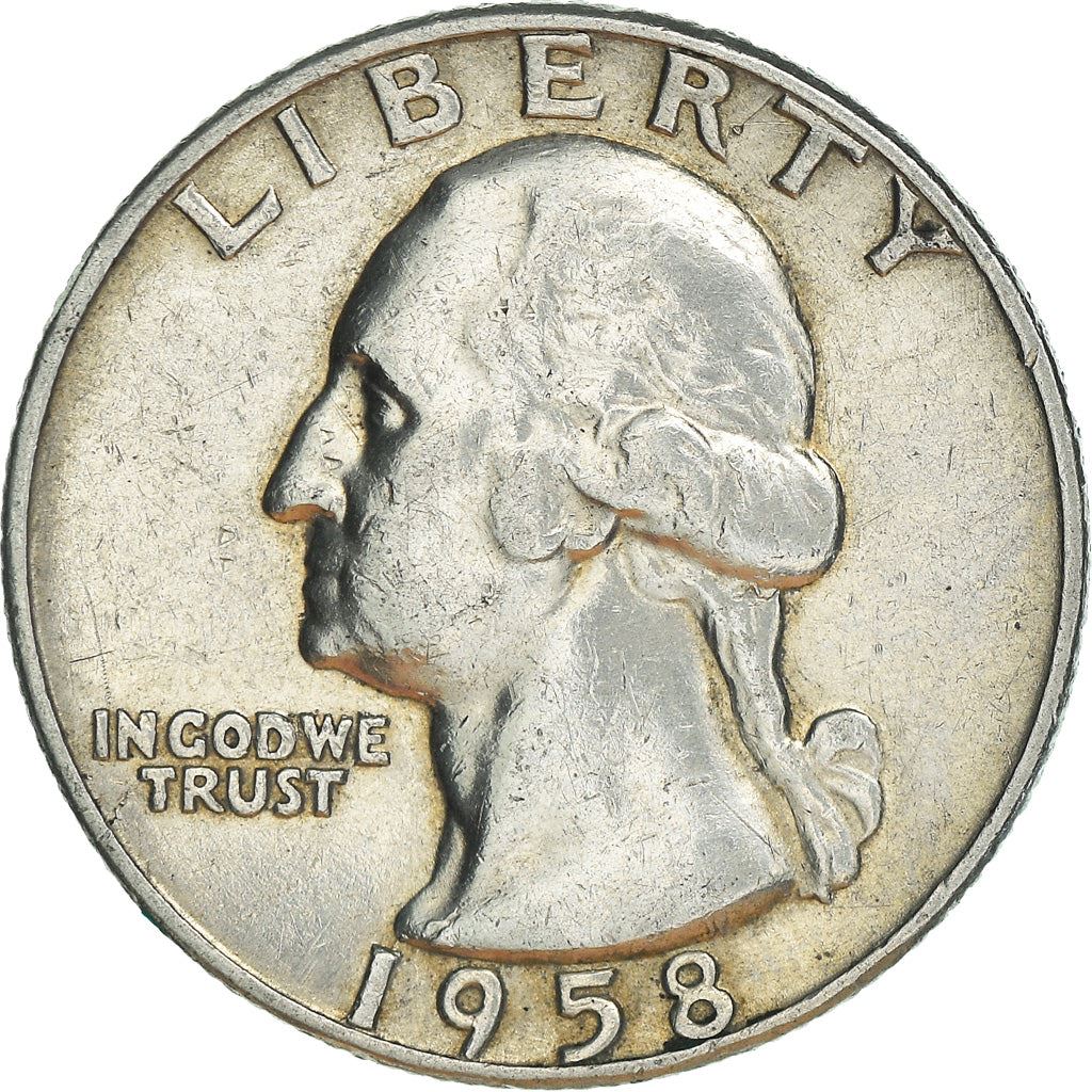 アメリカ合衆国 | 1/4ドル硬貨 | ジョージ・ワシントン | KM:164 | 1932年 - 1964年