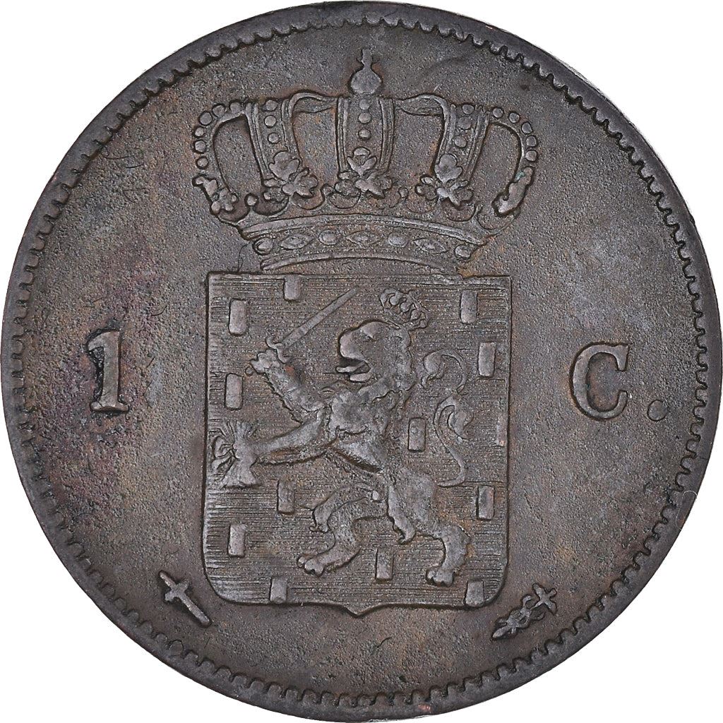 Netherlands Coin 1 Cent Coin | King Willem III | KM100 | 1860 - 1877