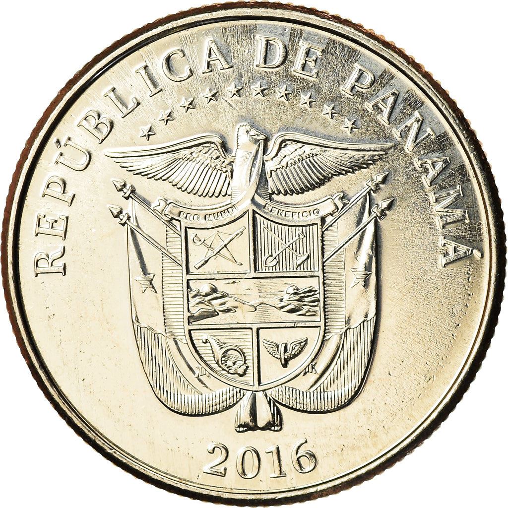 Panama | 1/4 Balboa Coin | Panama Canal | Km:154 | 2016