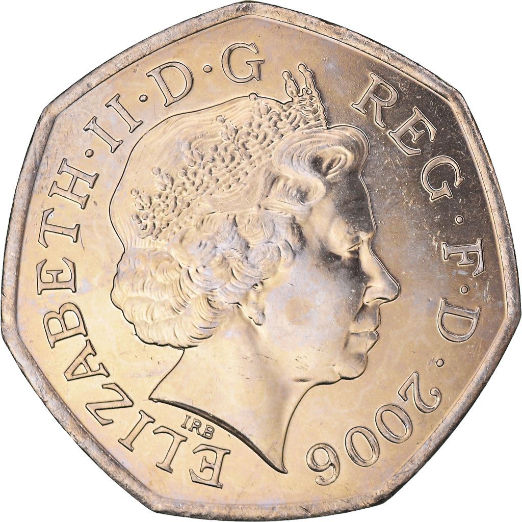 United Kingdom | 50 Pence Coin | Elizabeth II | 4th portrait | Victoria Cross | Soldier | 2006 - 2009