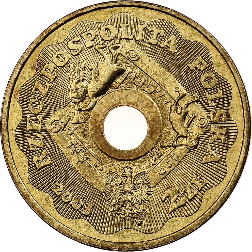 Poland | 2 Zlotys Coin | Great Orchestra | Y:446 | 2003
