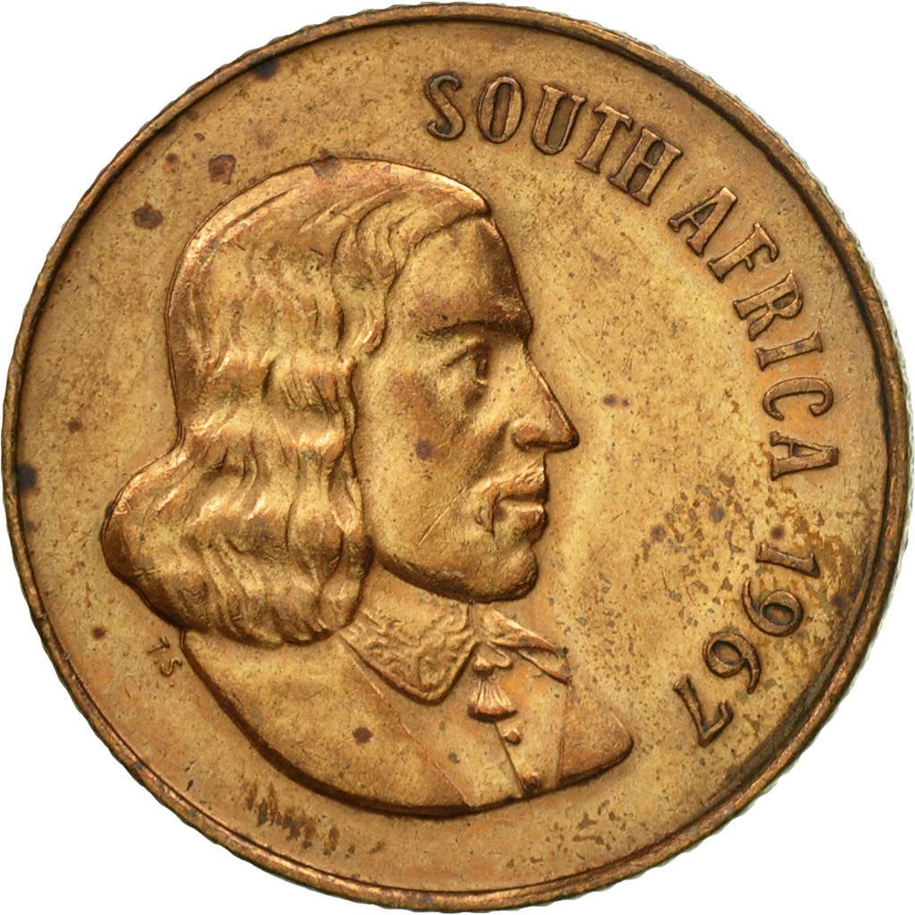 South Africa 2 Cents Coin | English Legend - SOUTH AFRICA | KM66.1 | 1965 - 1969