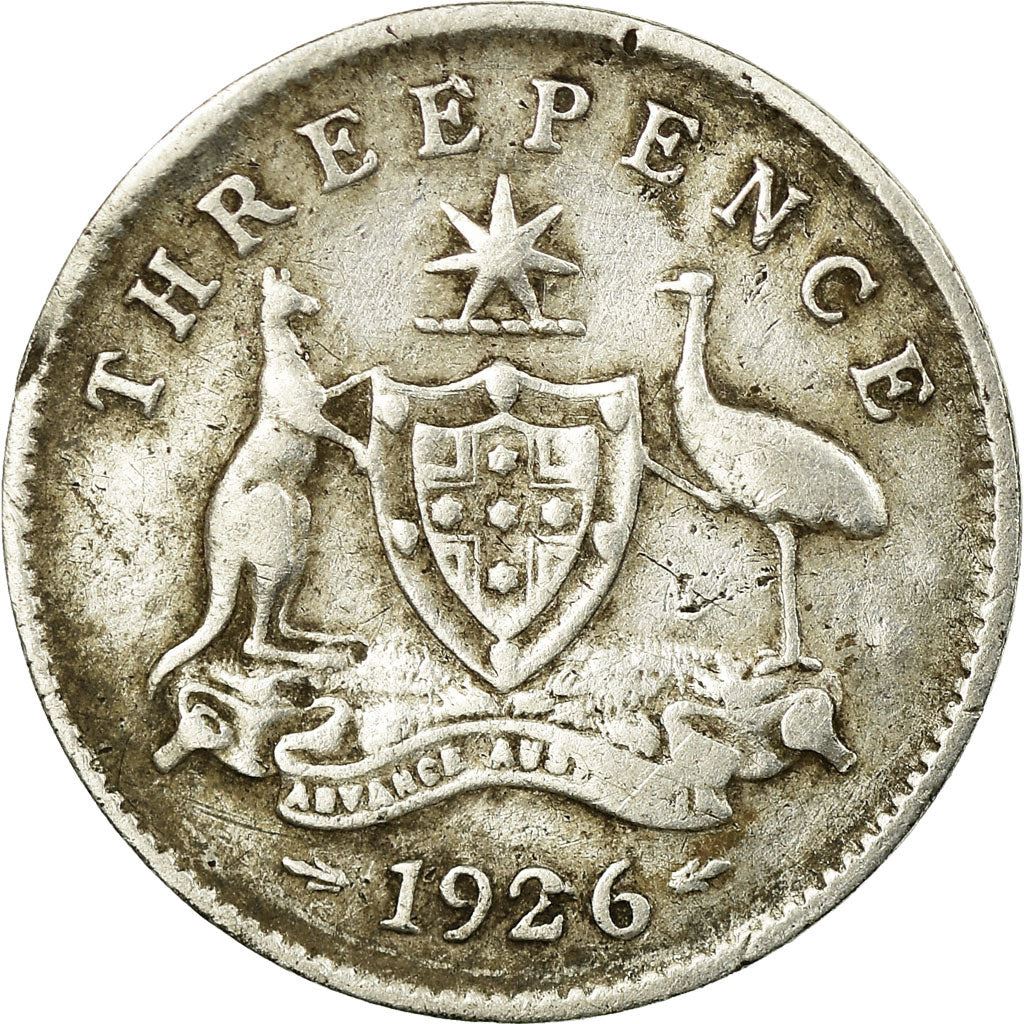 Australia | 3 Pence Coin | George V | Km:24 | 1911 - 1936