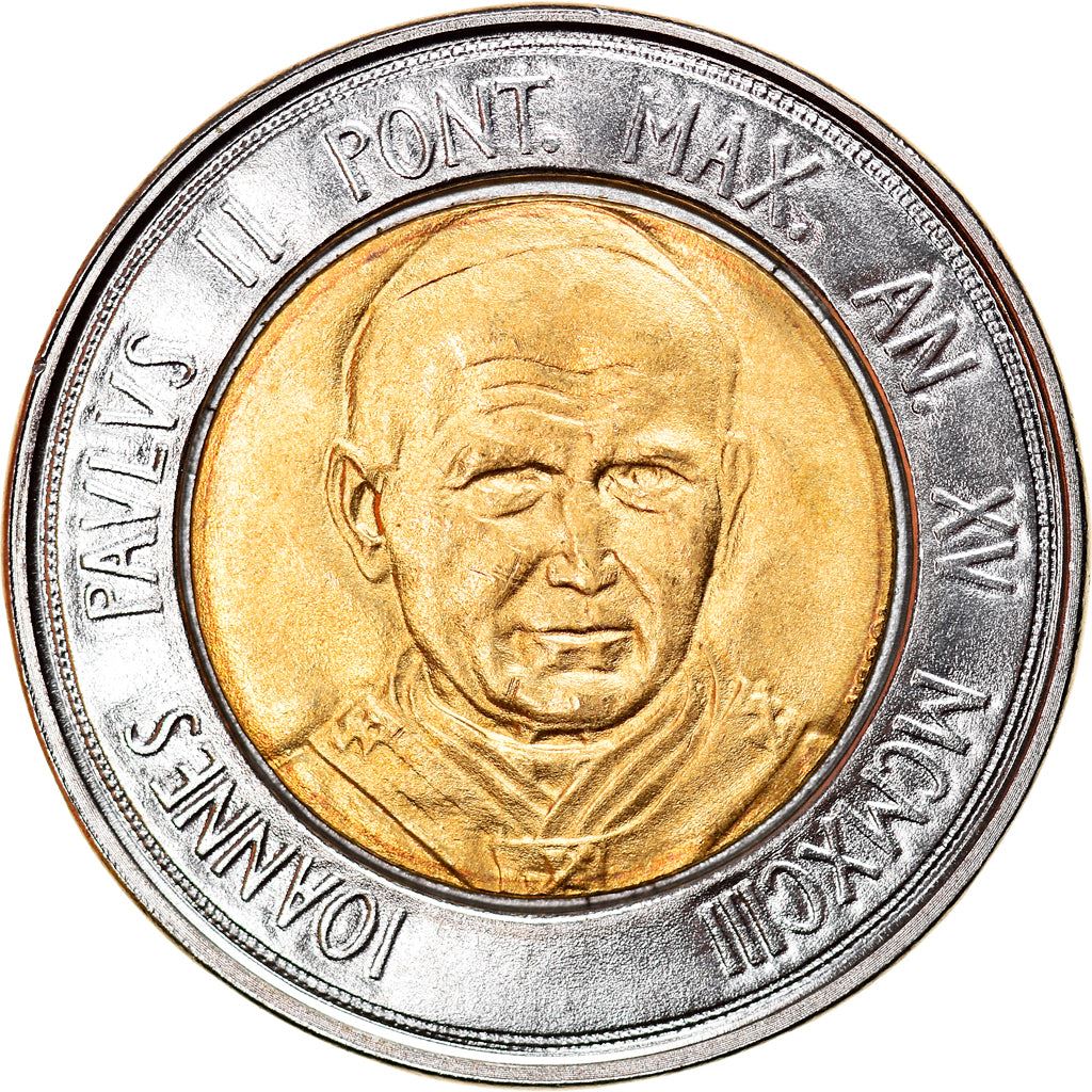 Vatican City | 500 Lire Coin | Thurible | Km:249 | 1993