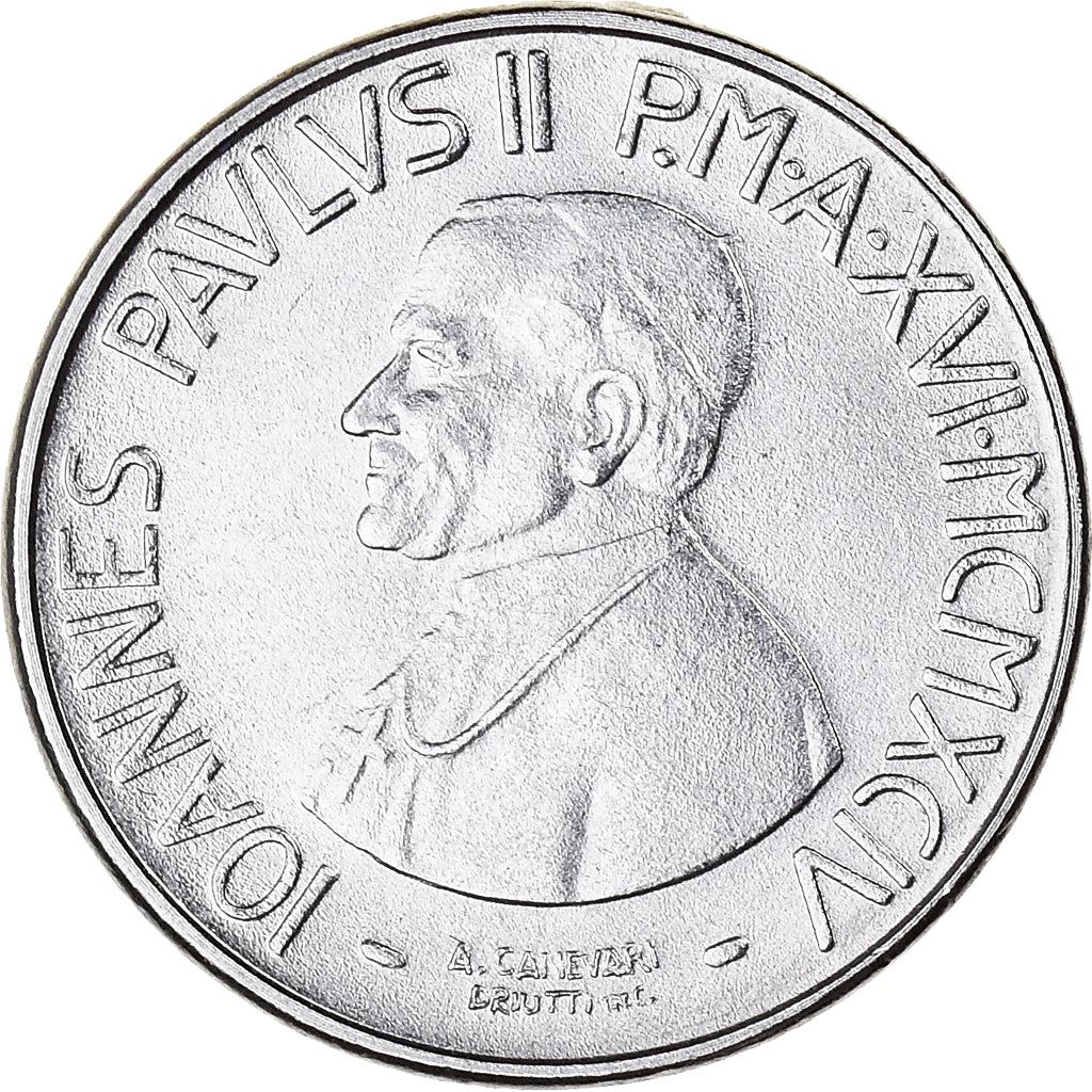 Vatican City | 50 Lire Coin | John Paul II | Km:254 | 1994
