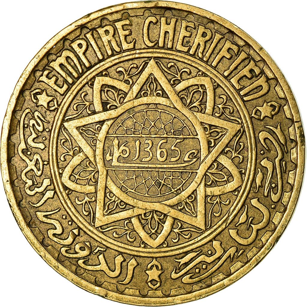 Morocco 5 Francs - Mohammed V Coin Y43 | 1946