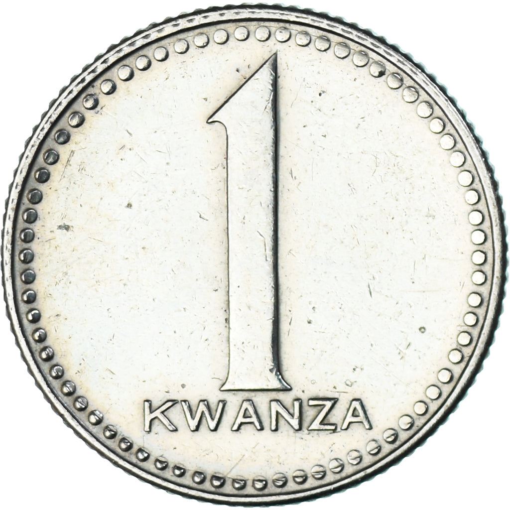 Angola | 1 Kwanza Coin | Gear | Wreath | Km:83 | 1977 - 1979
