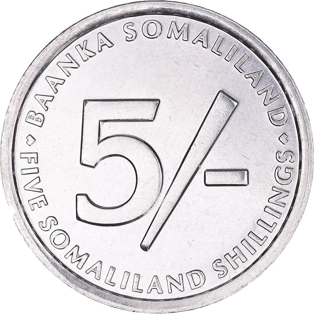 Somaliland | 5 Shilling Münze | Richard F. Burton | Km:4 | 2002