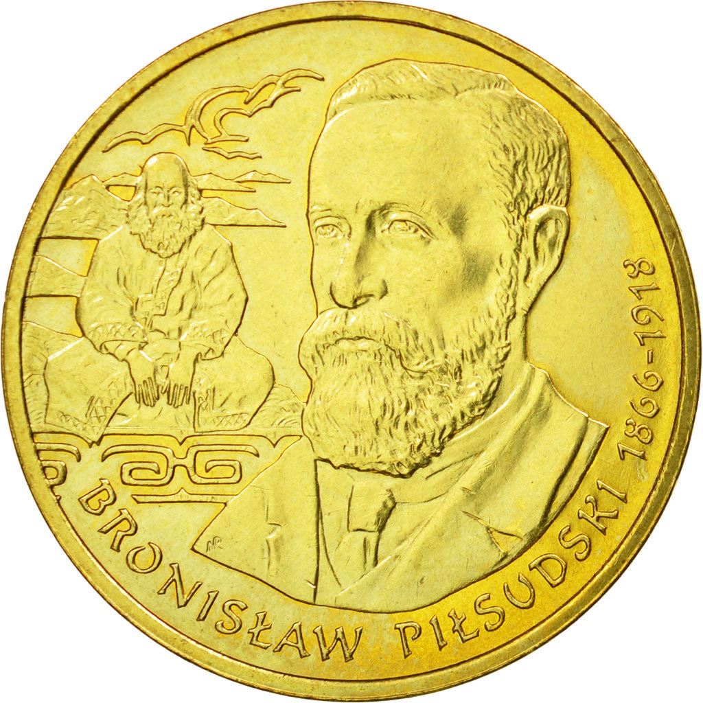 Poland | 2 Zlotys Coin | Bronisław Piłsudski | Y:648 | 2008