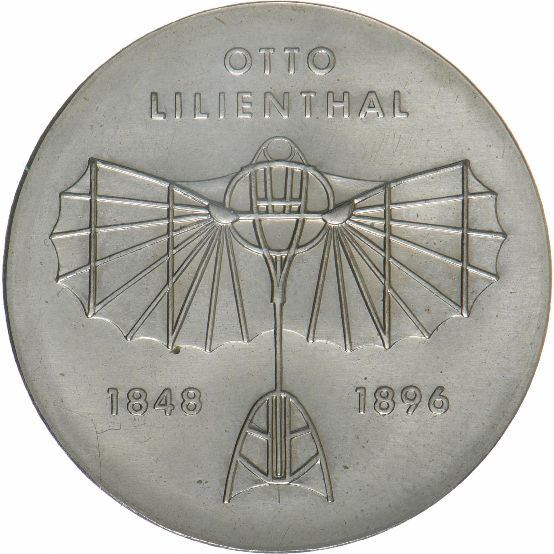 Deutsche Demokratische Republik | 5-Mark-Münze | Otto Lilienthal | KM:43 | 1973
