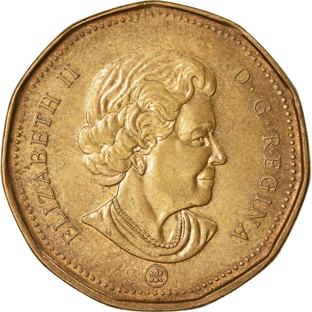 Canada | 1 Dollar Coin | Bronze plated nickel | 4th portrait | KM:495 | 2003-2012