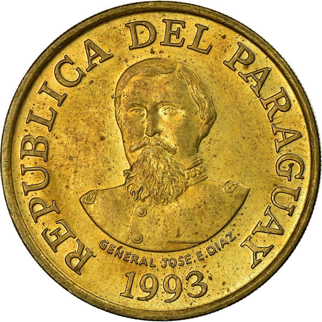 Paraguay | 100 Guaranies Coin | José Eduvigis Díaz | KM:177a | 1993 - 2005