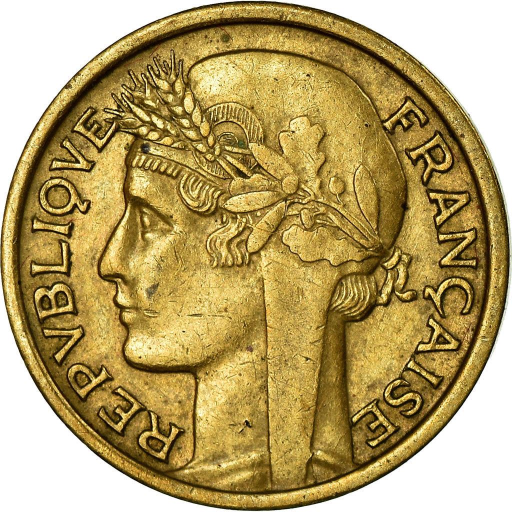 French West Africa | 50 Centimes Coin | Marianne | Cornucopia | Berries | Km:1 | 1944