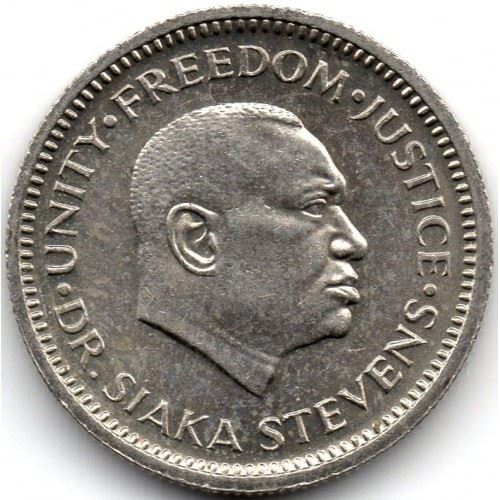 Sierra Leone 5 Cents Coin | Dr. Siaka Stevens | KM33 | 1980 - 1984