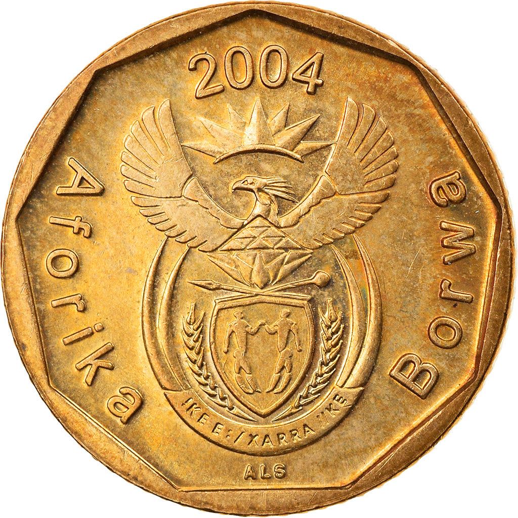 South Africa 10 Cents Tswana Legend - Aforika Borwa Coin KM326 2004