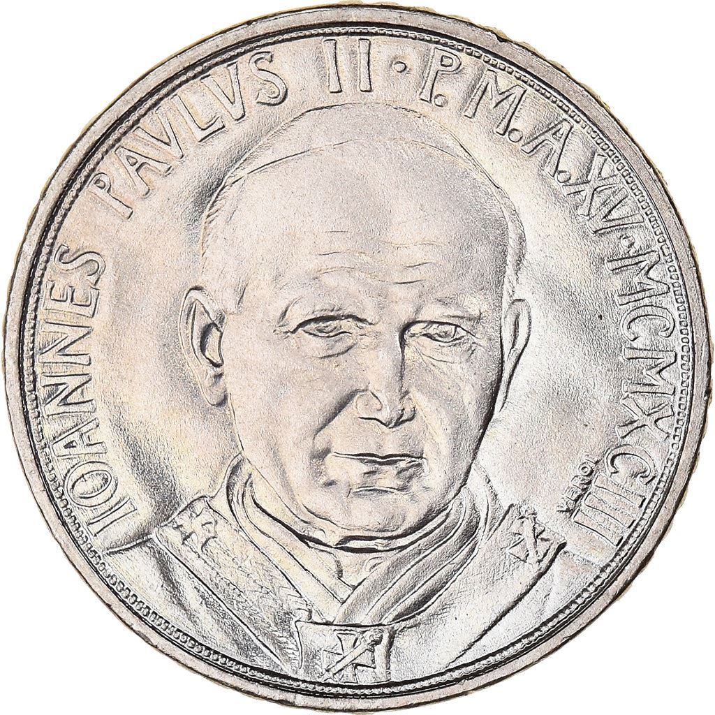 Vatican City | 100 Lire Coin | John Paul II | Km:247 | 1993