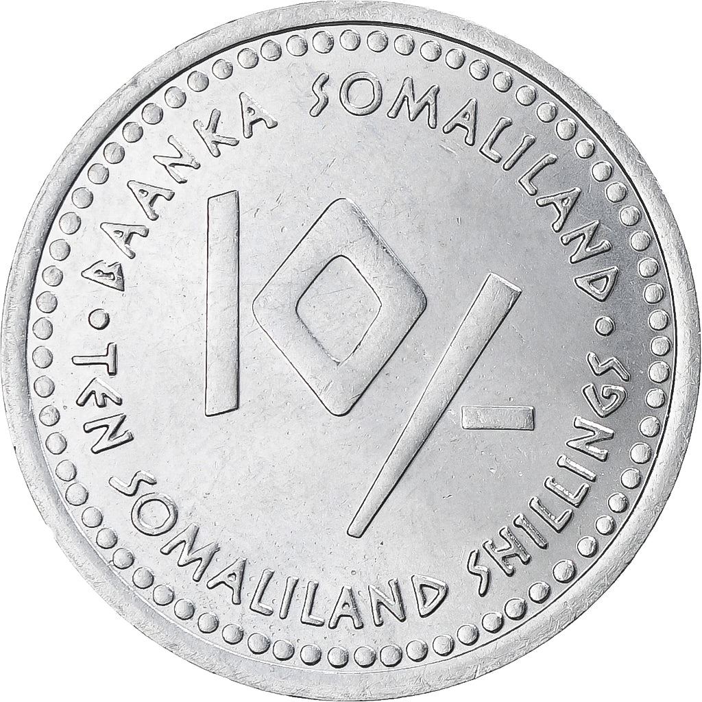 Somalilandia | Moneda de 10 chelines | Libra | Acero inoxidable | KM:15 | 2006