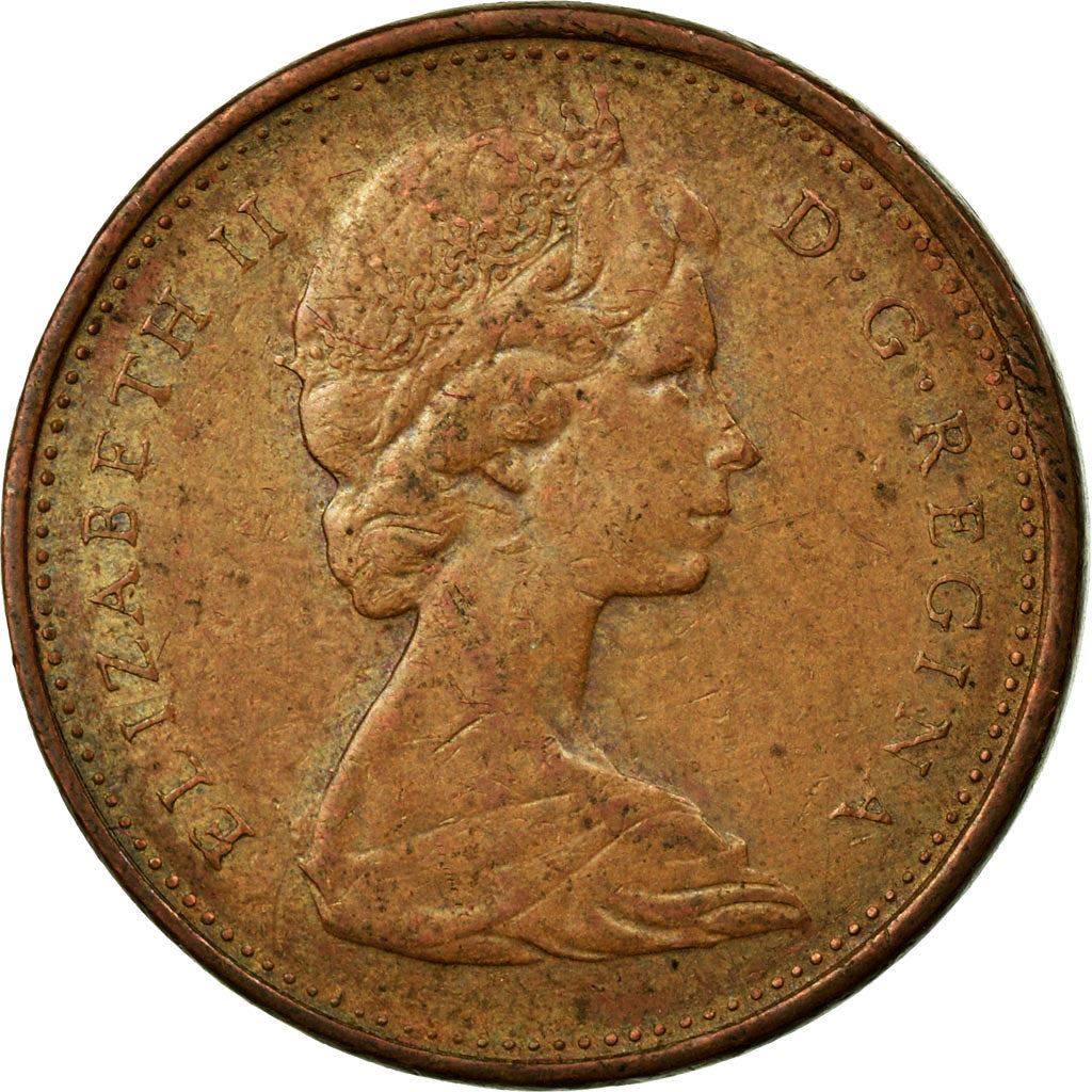 Canada | 1 Cent Coin | Bronze | 2nd portrait | KM:59 | 1965-1978