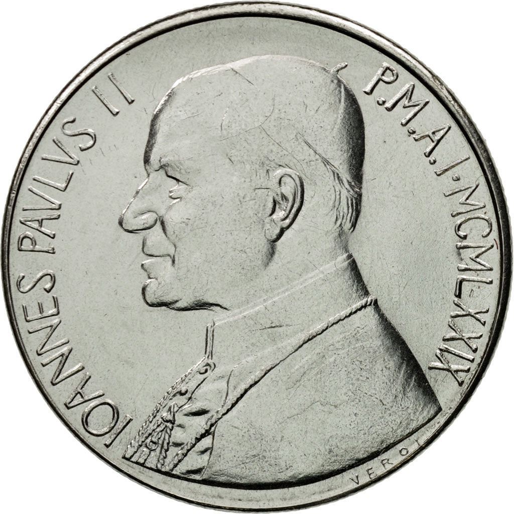 Vatican City | 100 Lire Coin | Prudence | Km:146 | 1979 - 1980