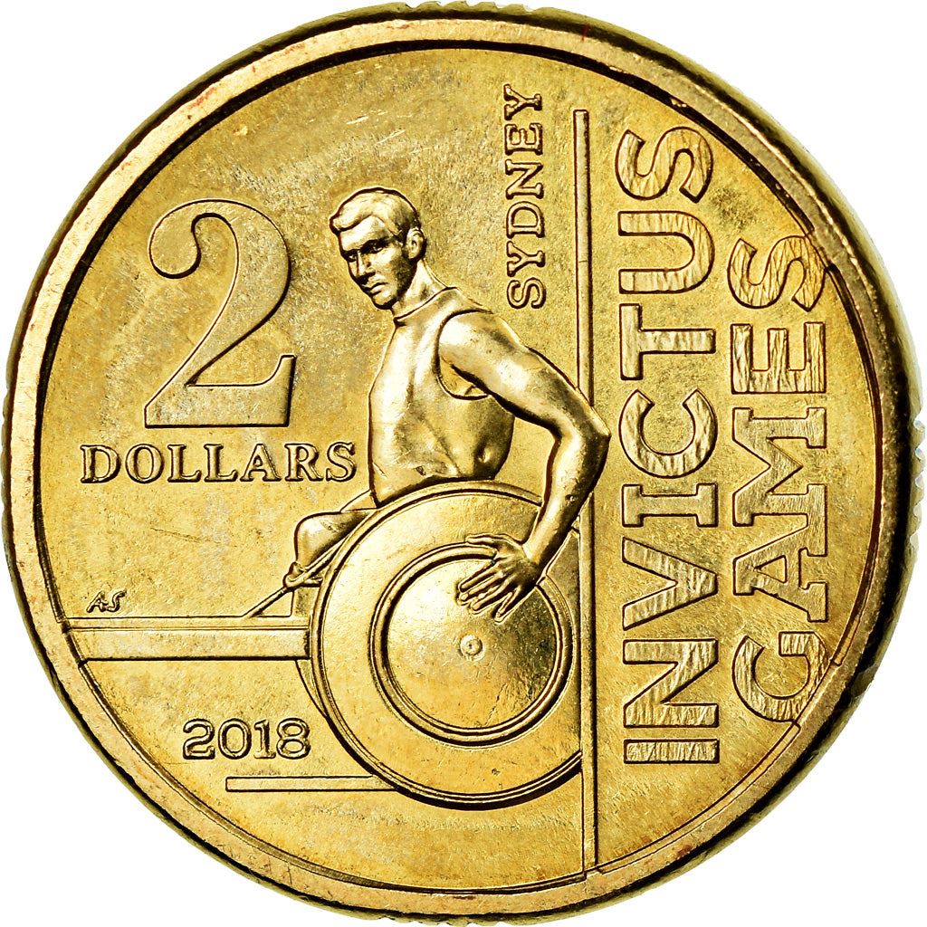 Australia | 2 Dollars Coin | Invictus Games | Km:2863 | 2018