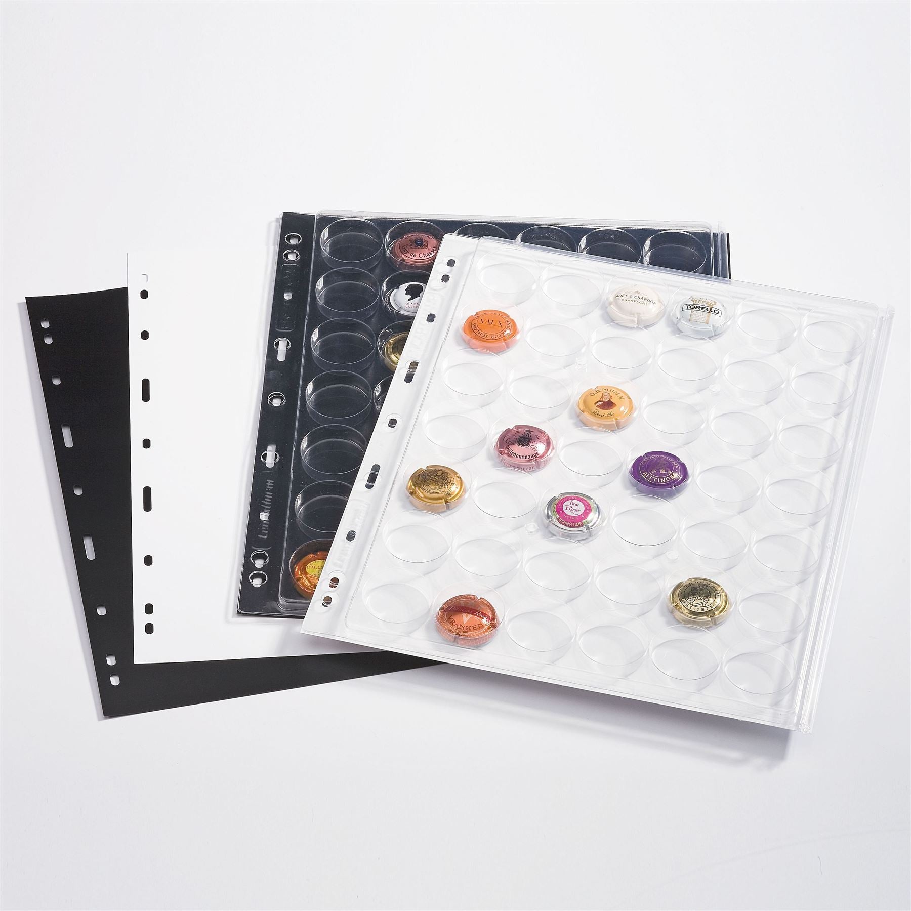 ENCAP Sheets for Ring Binder Coin Albums | Coin Capsule Storage Sheets | Packs of 2 | Different Pocket Configurations