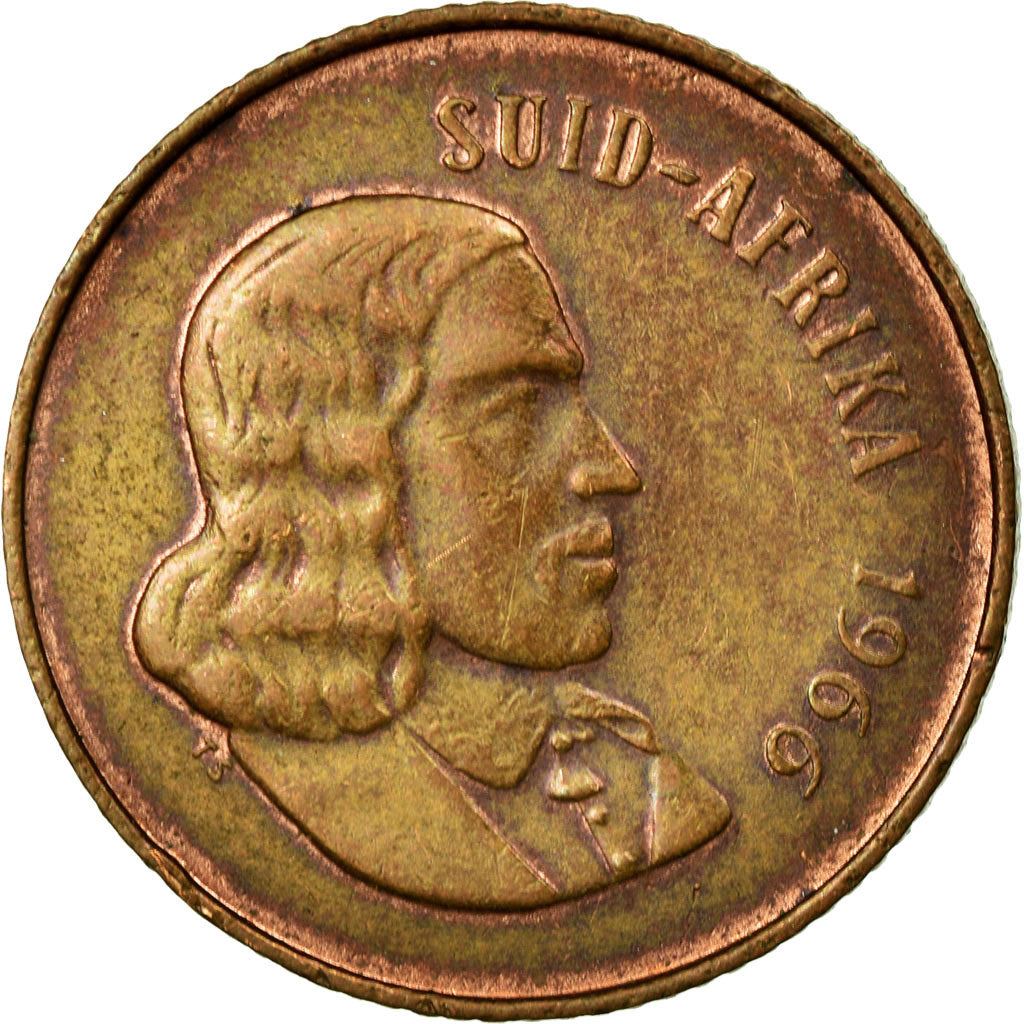 South Africa 2 Cents Coin | Afrikaans Legend - SUID-AFRIKA | KM66.2 | 1965 - 1969