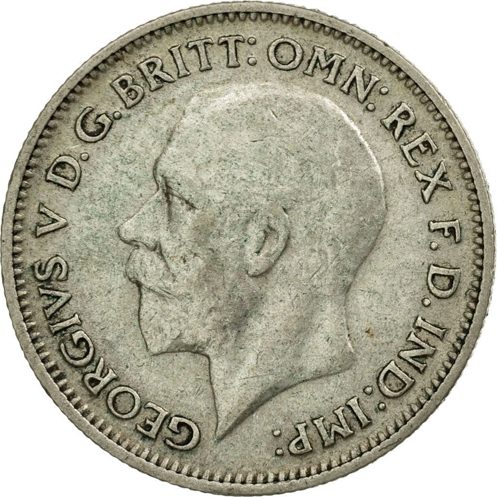 United Kingdom | 6 Pence Coin | George V | KM:832 | 1927 - 1936