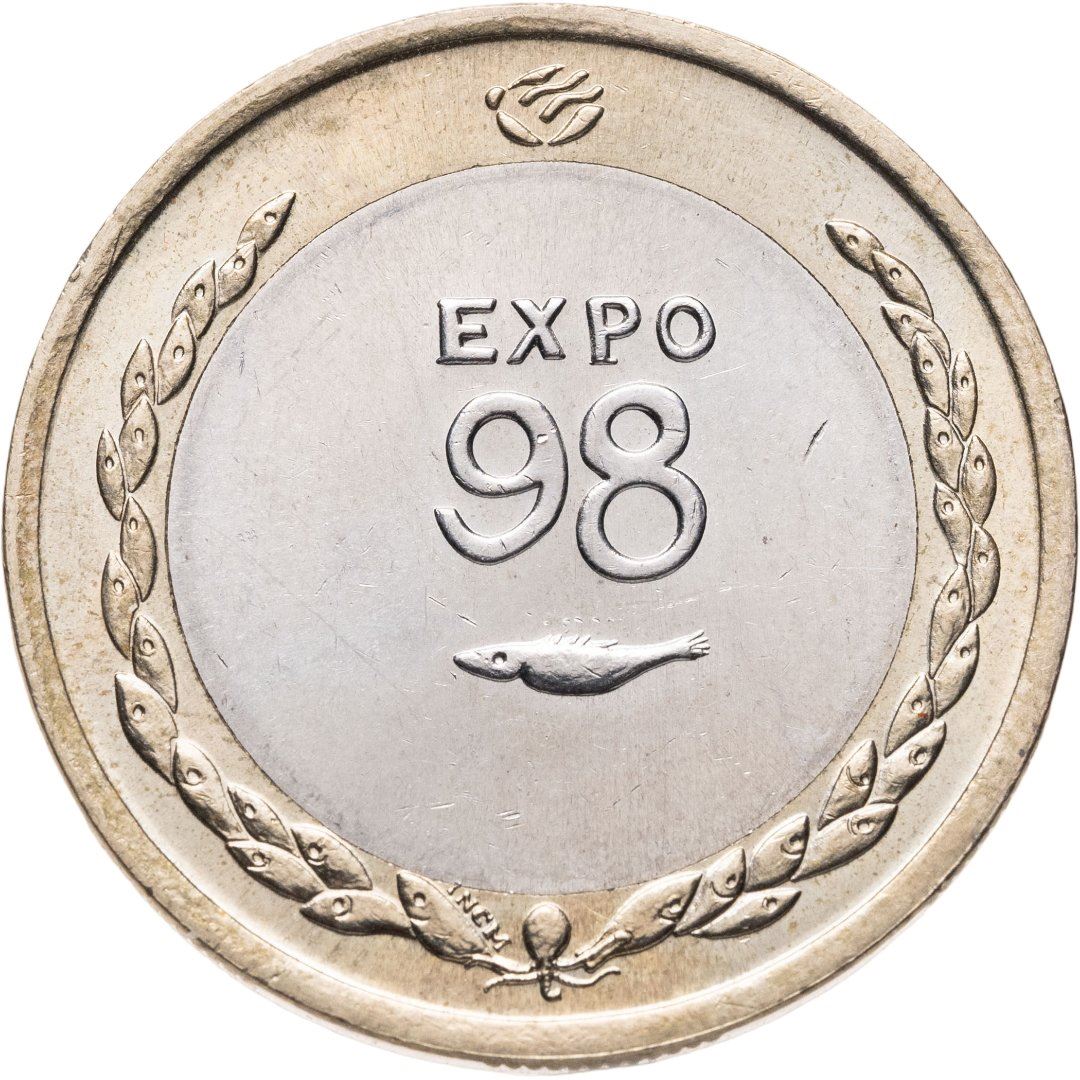 Portugal | 200 Escudos Coin | Expo '98 | Km:706 | 1998