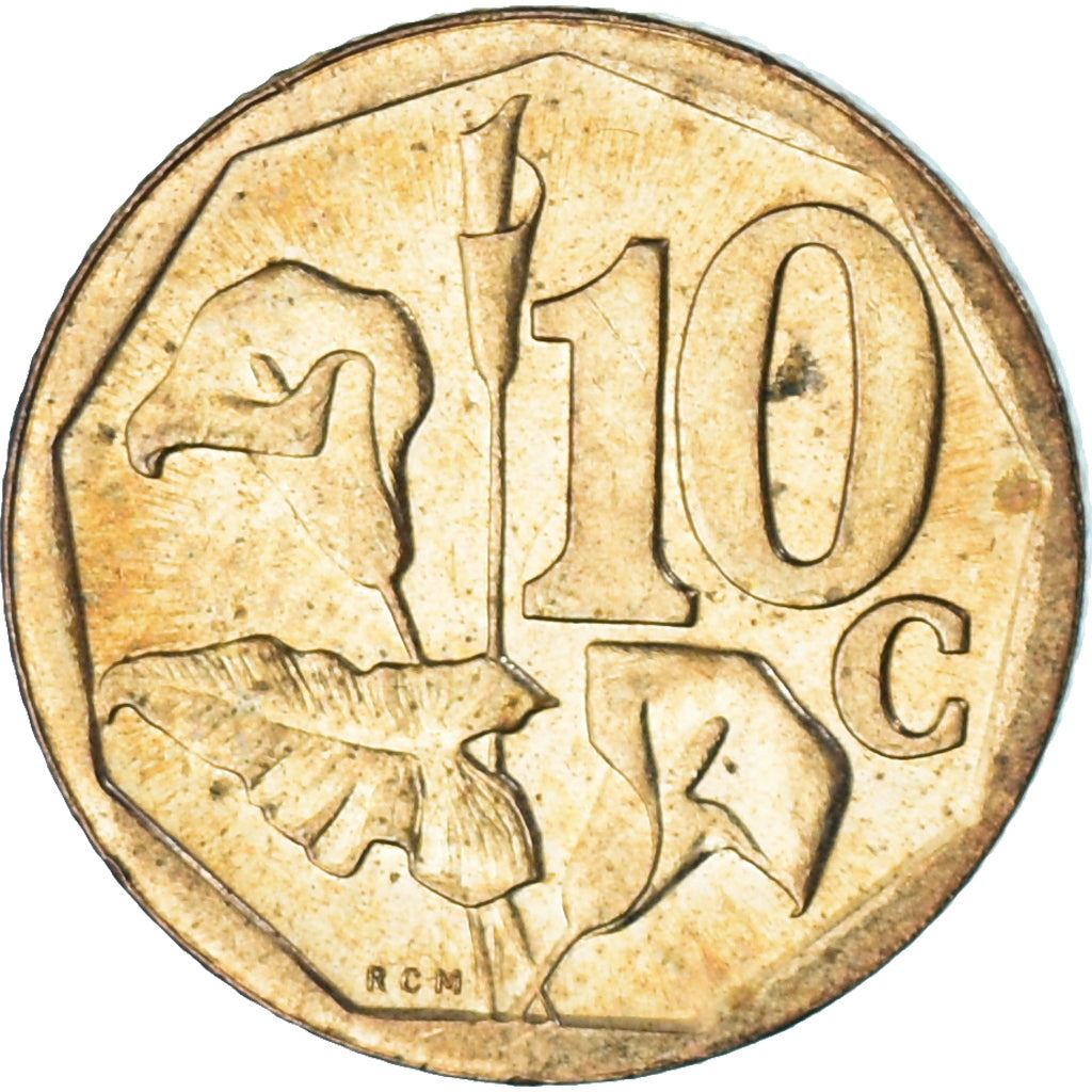 South Africa 10 Cents Afrikaans Legend - Suid-Afrika Coin KM487 2006