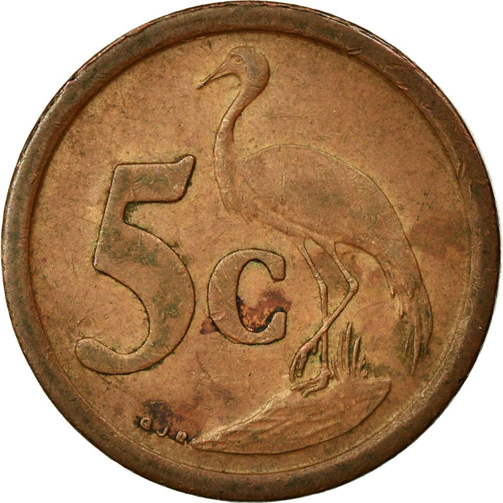 South Africa 5 Cents SOUTH AFRICA - SUID-AFRIKA Coin KM134 1990 - 1995