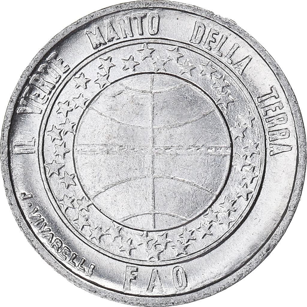 San Marino | 1 Lira Coin | FAO | Km:63 | 1977