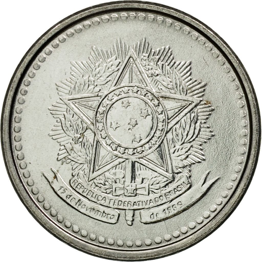 Монета Бразилии 5 сентаво KM601 1986 - 1988